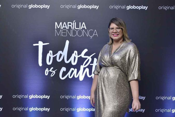 Marília Mendonça esteve presente no lançamento, que contou um bate-papo intimista sobre a série(foto: João Sal/ Globoplay) Marília Mendonça esteve presente no lançamento, que contou um bate-papo intimista sobre a série(foto: João Sal/ Globoplay)