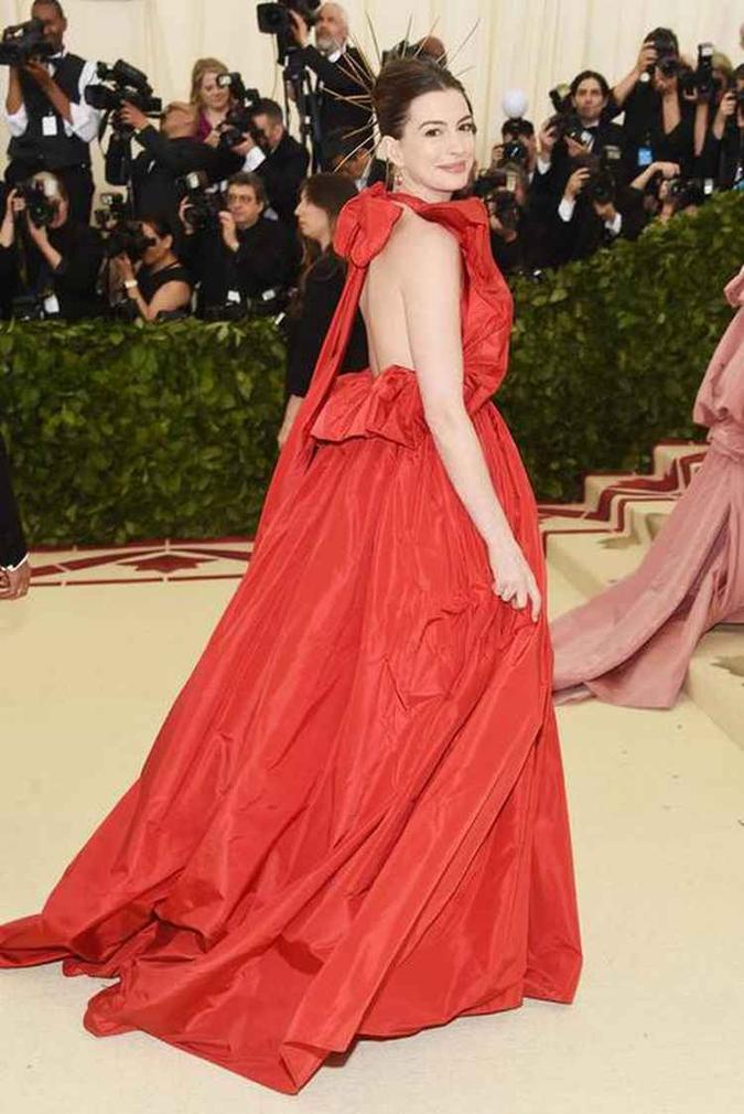 A atriz Anne Hathaway(foto: AFP) A atriz Anne Hathaway(foto: AFP)
