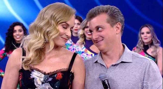 Huck participou do programa de TV ao lado da mulher Angélica(foto: Reprodução / TV Globo) Huck participou do programa de TV ao lado da mulher Angélica(foto: Reprodução / TV Globo)