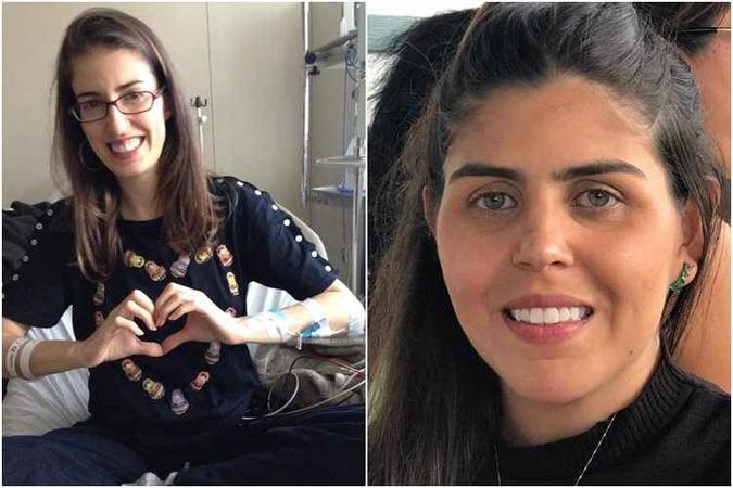 Patrícia (E) tornou-se ativista pela doação e conheceu Tatiane (D), que morreu antes do transplante(foto: Arquivo Pessoal - Claudia Dianni/CB/D.A Press - 30/11/19) Patrícia (E) tornou-se ativista pela doação e conheceu Tatiane (D), que morreu antes do transplante(foto: Arquivo Pessoal - Claudia Dianni/CB/D.A Press - 30/11/19)