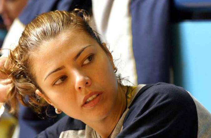 Leila Barros durante a preparação para o Grand Prix na Ásia, em 2004, representando a Seleção Brasileira de Vôlei. (foto: Joao Castellano/Futura Press) Leila Barros durante a preparação para o Grand Prix na Ásia, em 2004, representando a Seleção Brasileira de Vôlei. (foto: Joao Castellano/Futura Press)