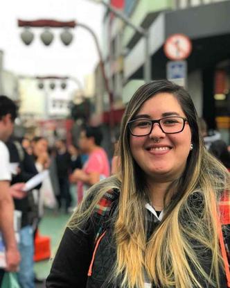 Larissa Nogueira ingressou na pós assim que terminou o curso de comunicação social(foto: Arquivo pessoal) Larissa Nogueira ingressou na pós assim que terminou o curso de comunicação social(foto: Arquivo pessoal)