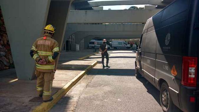 A suspeita de bomba mobilizou o Batalhão de Operações Especiais (Bope)(foto: Divulgação/CBMDF) A suspeita de bomba mobilizou o Batalhão de Operações Especiais (Bope)(foto: Divulgação/CBMDF)