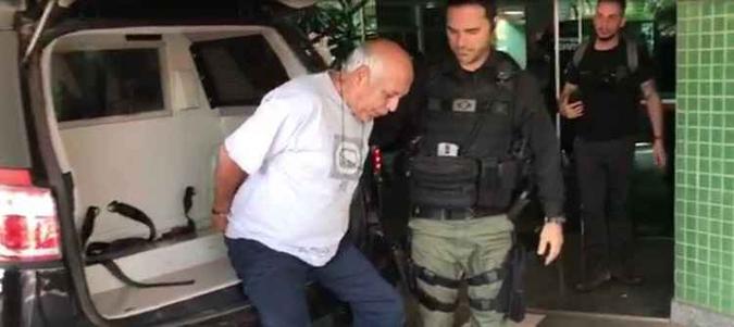 Hélio Ortiz, preso há uma semana, foi condenado por fraudar certames(foto: Reprodução/Policia Civil do DF ) Hélio Ortiz, preso há uma semana, foi condenado por fraudar certames(foto: Reprodução/Policia Civil do DF )