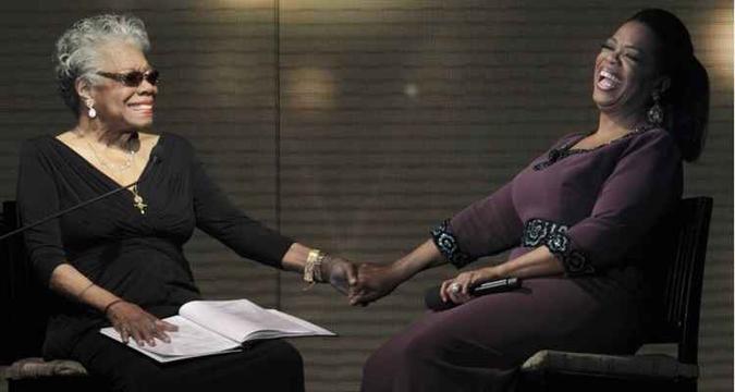 Maya Angelou é considerada por Oprah Winfrey uma mentora(foto: JOHN GRESS) Maya Angelou é considerada por Oprah Winfrey uma mentora(foto: JOHN GRESS)