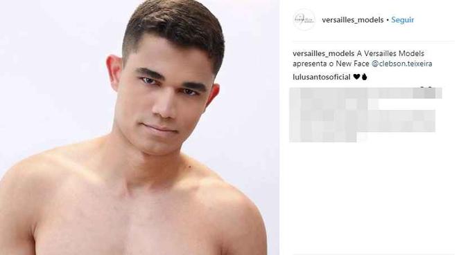 Uma das fotos do novo modelo postadas no Instagram e o comentário carinhoso feito por Lulu(foto: Reprodução/Instagram) Uma das fotos do novo modelo postadas no Instagram e o comentário carinhoso feito por Lulu(foto: Reprodução/Instagram)