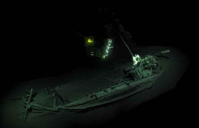(foto: HO / Black Sea MAP/EEF Expeditions / AFP) (foto: HO / Black Sea MAP/EEF Expeditions / AFP)