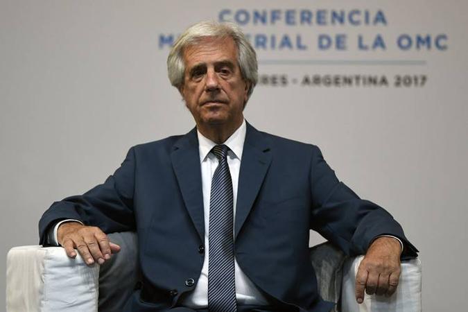 Presidente do Uruguai, Tabaré Vázquez(foto: AFP / EITAN ABRAMOVICH) Presidente do Uruguai, Tabaré Vázquez(foto: AFP / EITAN ABRAMOVICH)