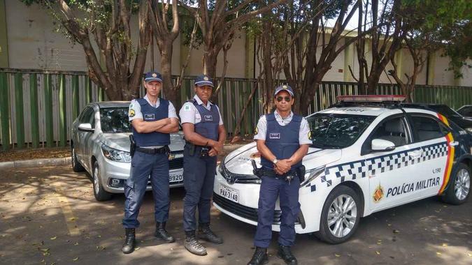 PM tirou das ruas homem com dois homicídios e sete roubos na ficha criminal (foto: Divulgação/PMDF) PM tirou das ruas homem com dois homicídios e sete roubos na ficha criminal (foto: Divulgação/PMDF)