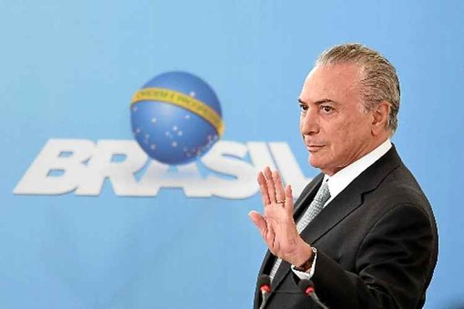Temer: Semana Nacional do Crédito vai disponibilizar R$ 9 bilhões para micro e pequenas empresas(foto: Evaristo Sá/AFP) Temer: Semana Nacional do Crédito vai disponibilizar R$ 9 bilhões para micro e pequenas empresas(foto: Evaristo Sá/AFP)