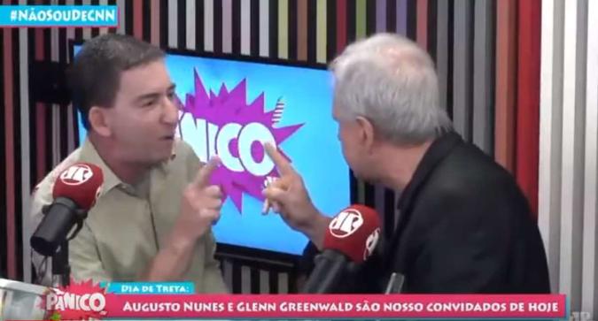 A discussão aconteceu ao vivo, no programa Pânico na rádio da Jovem Pan(foto: Reprodução internet) A discussão aconteceu ao vivo, no programa Pânico na rádio da Jovem Pan(foto: Reprodução internet)