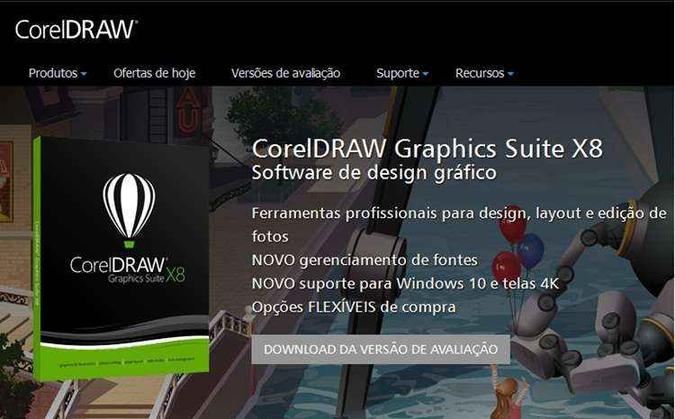 (foto: CorelDRAW/Divulgação) (foto: CorelDRAW/Divulgação)