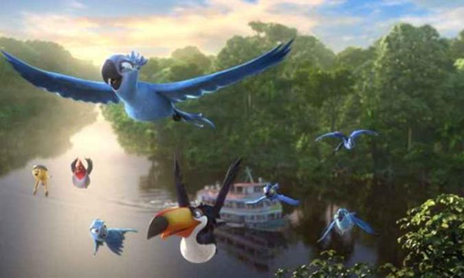 O filme Rio foi um dos que se inspiraram na cidade maravilhosa(foto: Fox/Divulgação) O filme Rio foi um dos que se inspiraram na cidade maravilhosa(foto: Fox/Divulgação)