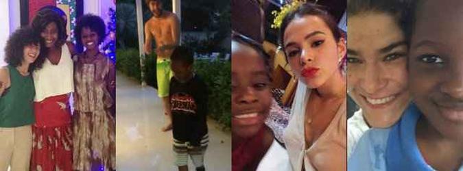 Artistas compartilharam as experiências nas redes sociais(foto: Instagram/Reprodução ) Artistas compartilharam as experiências nas redes sociais(foto: Instagram/Reprodução )