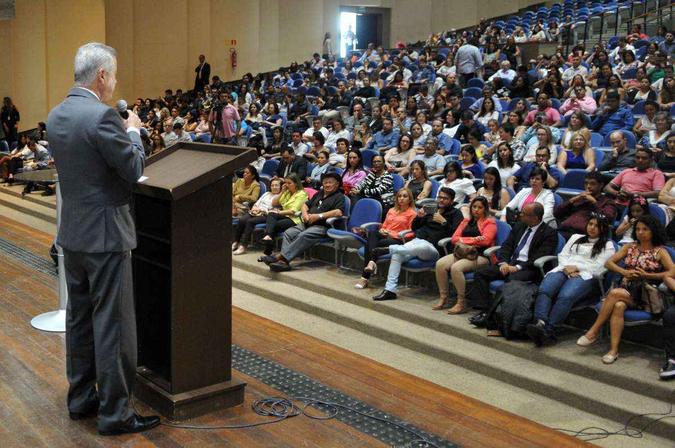 Cerimônia de posse ocorreu hoje pela manhã, no Centro de Convenções Ulysses Guimarães(foto: Gabriel Jabur/Agência Brasília) Cerimônia de posse ocorreu hoje pela manhã, no Centro de Convenções Ulysses Guimarães(foto: Gabriel Jabur/Agência Brasília)