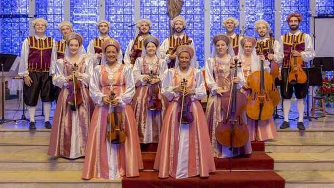 A orquestra Obach tenta reproduzir de forma fidedigna a época em que a música erudita foi criada(foto: Tomas Faquini/Divulgação) A orquestra Obach tenta reproduzir de forma fidedigna a época em que a música erudita foi criada(foto: Tomas Faquini/Divulgação)
