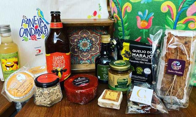 Na feira Panela Candanga, produtos locais enaltecem os sabores do cerrado(foto: Solos Comunicações/Divulgação) Na feira Panela Candanga, produtos locais enaltecem os sabores do cerrado(foto: Solos Comunicações/Divulgação)