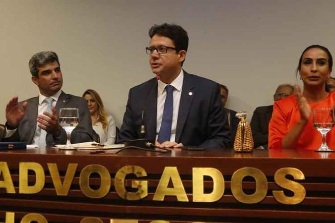 Délio prometeu presidir a OAB-DF com uma grande representatividade de advogados e advogadas(foto: Cézar Feitosa/Esp. CB/D.A Press) Délio prometeu presidir a OAB-DF com uma grande representatividade de advogados e advogadas(foto: Cézar Feitosa/Esp. CB/D.A Press)