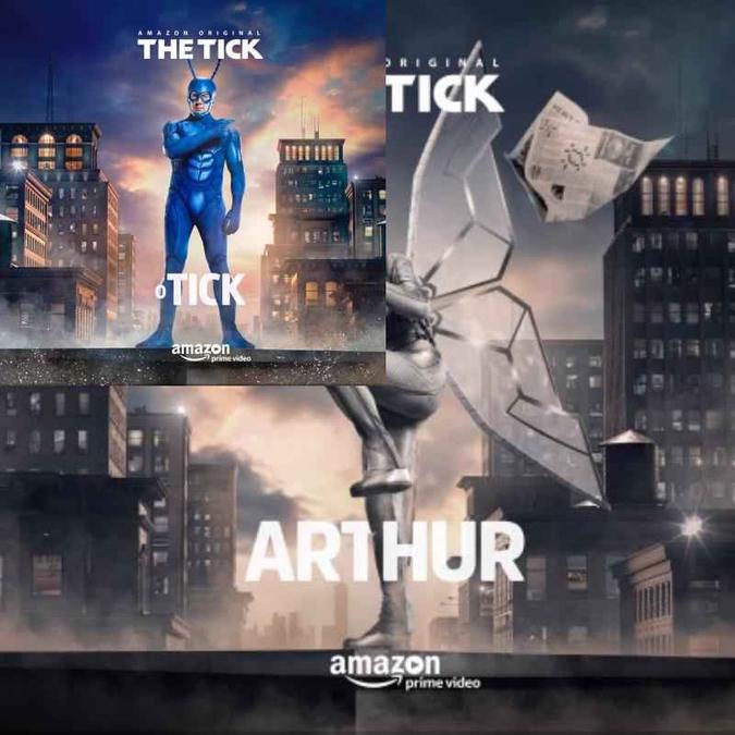 Personagens da série The tickAmazon/Divulgação Personagens da série The tickAmazon/Divulgação