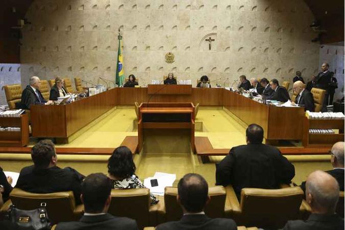 Magistrados voltam a trabalhar esta semana após um mês de recesso. Pauta deve agitar o país (foto: Valter Campanato/Agencia Brasil - 28/6/18) Magistrados voltam a trabalhar esta semana após um mês de recesso. Pauta deve agitar o país (foto: Valter Campanato/Agencia Brasil - 28/6/18)