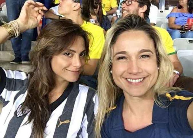 Fernanda Gentil e Priscila Montandon estiveram no Mineirão nesta quinta-feira(foto: Instagram/Reprodução) Fernanda Gentil e Priscila Montandon estiveram no Mineirão nesta quinta-feira(foto: Instagram/Reprodução)