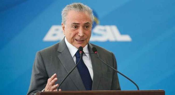 Temer também admitiu que de fato as delações são estarrecedoras e preocupantes, principalmente porque transmitem uma imagem ruim do Brasil para o exterior(foto: Jose Cruz/Agencia Brasil) Temer também admitiu que de fato as delações são estarrecedoras e preocupantes, principalmente porque transmitem uma imagem ruim do Brasil para o exterior(foto: Jose Cruz/Agencia Brasil)