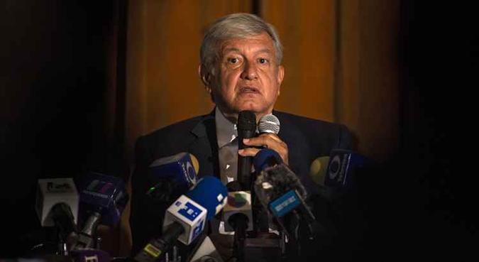 Durante a campanha, Lopez criticou o projeto do novo terminal impulsionado pelo presidente Enrique Peña Nieto, classificando a obra de Durante a campanha, Lopez criticou o projeto do novo terminal impulsionado pelo presidente Enrique Peña Nieto, classificando a obra de