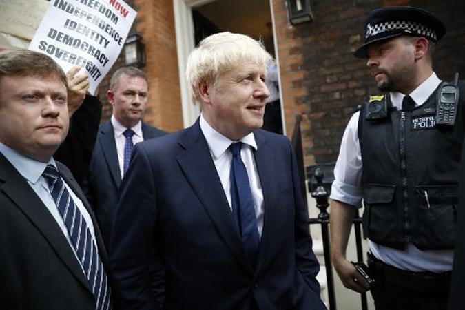Boris Johnson, favorito ao cargo de primeiro-ministro britânico.(foto: Tolga Akmen/AFP) Boris Johnson, favorito ao cargo de primeiro-ministro britânico.(foto: Tolga Akmen/AFP)