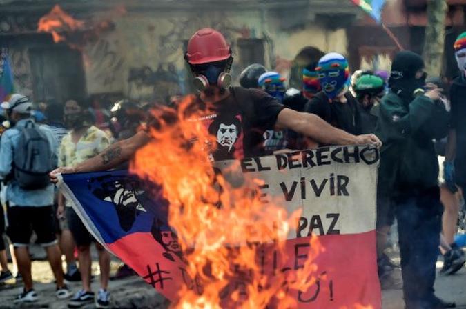 América Latina viveu uma série de protestos recentemente em países como Chile, Colômbia, Equador, Bolívia e Haiti.(foto: Martin Bernetti/AFP) América Latina viveu uma série de protestos recentemente em países como Chile, Colômbia, Equador, Bolívia e Haiti.(foto: Martin Bernetti/AFP)