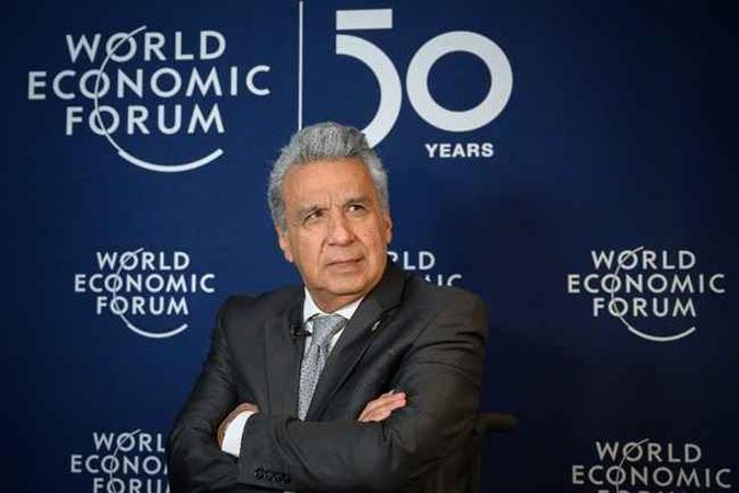 O presidente do Equador, Lenín Moreno, declarou que as reformas econômicas devem continuar(foto: Fabrice COFFRINI / AFP) O presidente do Equador, Lenín Moreno, declarou que as reformas econômicas devem continuar(foto: Fabrice COFFRINI / AFP)