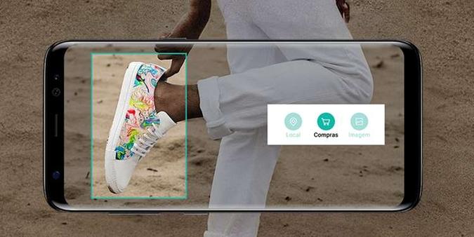 Assistente virtual Bixby é capaz de reconhecer produtos e direcionar o usuário para a loja virtual (foto: Samsung/Divulgação) Assistente virtual Bixby é capaz de reconhecer produtos e direcionar o usuário para a loja virtual (foto: Samsung/Divulgação)