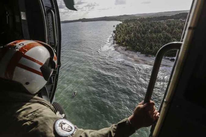 Marinha continua a Operação Amazônia Azul, mas chance de descobrir de onde veio óleo diminui com o tempo(foto: PauloPaiva/DP) Marinha continua a Operação Amazônia Azul, mas chance de descobrir de onde veio óleo diminui com o tempo(foto: PauloPaiva/DP)
