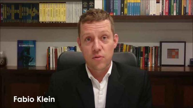 Fabio Klein diz que receita deve perder força nos próximos meses, o que agravará a situação(foto: Reprodução da internet) Fabio Klein diz que receita deve perder força nos próximos meses, o que agravará a situação(foto: Reprodução da internet)