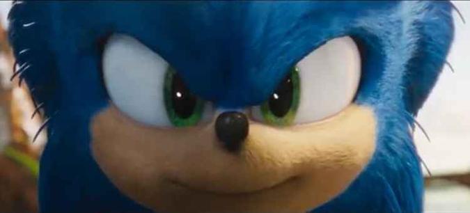 Novo visual de Sonic é mais parecido com o videogame(foto: Vídeo/Youtube) Novo visual de Sonic é mais parecido com o videogame(foto: Vídeo/Youtube)