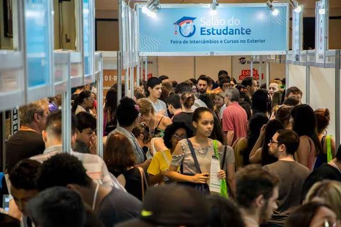 Salão do Estudante reunirá representantes de universidades, faculdades, high school e escolas de idiomas, assim como agências de intercâmbio do Brasil(foto: Salão do Estudante/Reprodução) Salão do Estudante reunirá representantes de universidades, faculdades, high school e escolas de idiomas, assim como agências de intercâmbio do Brasil(foto: Salão do Estudante/Reprodução)