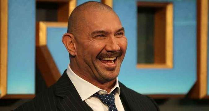 Dave Bautista é o Drax no Universo Cinematográfico da Marvel(foto: AFP / Daniel LEAL-OLIVAS) Dave Bautista é o Drax no Universo Cinematográfico da Marvel(foto: AFP / Daniel LEAL-OLIVAS)