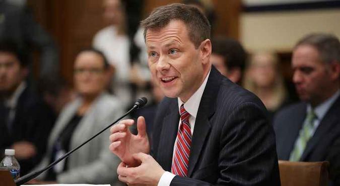 A medida foi tomada apesar de o escritório disciplinar ter decidido que Strzok deveria enfrentar uma destituição e suspensão de 60 dias(foto: AFP) A medida foi tomada apesar de o escritório disciplinar ter decidido que Strzok deveria enfrentar uma destituição e suspensão de 60 dias(foto: AFP)