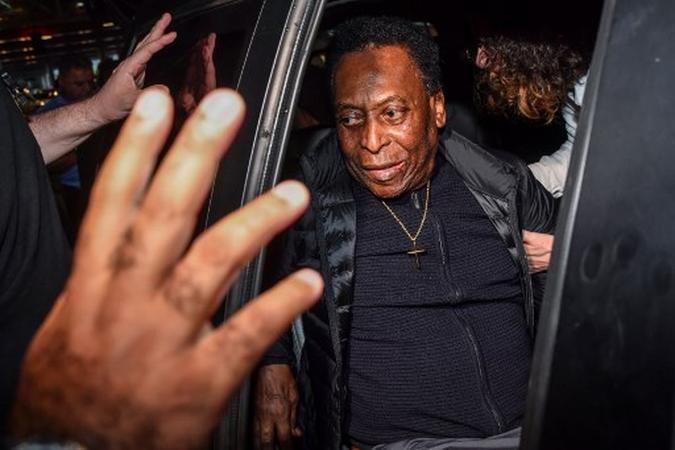 Pelé em evento em Paris(foto: Nelson Almeida/AFP) Pelé em evento em Paris(foto: Nelson Almeida/AFP)