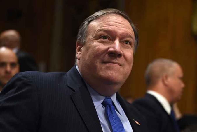 O chefe da diplomacia americana, Mike Pompeo, declarou nesta quarta-feira (25/7) ter advertido pessoalmente funcionários públicos russos de se absterem de interferir nas eleições americanas(foto: Andrew Caballero-Reynolds/AFP) O chefe da diplomacia americana, Mike Pompeo, declarou nesta quarta-feira (25/7) ter advertido pessoalmente funcionários públicos russos de se absterem de interferir nas eleições americanas(foto: Andrew Caballero-Reynolds/AFP)