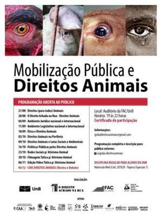 Disciplina sobre direitos dos animais é novidade do semestre(foto: Gedai/Reprodução) Disciplina sobre direitos dos animais é novidade do semestre(foto: Gedai/Reprodução)