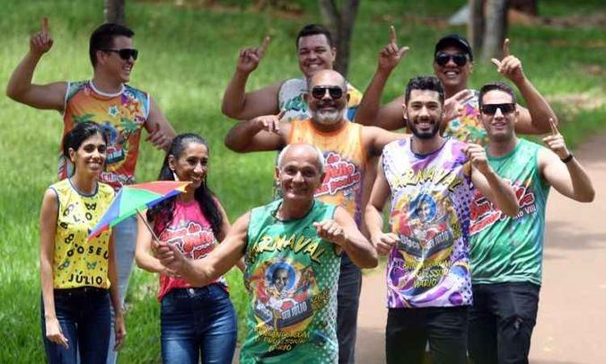 O grupo levou, no ano passado, o bronze no Troféu do Correio Braziliense, que premia os melhores blocos carnavalescos do DF(foto: ED ALVES/CB/D.A Press) O grupo levou, no ano passado, o bronze no Troféu do Correio Braziliense, que premia os melhores blocos carnavalescos do DF(foto: ED ALVES/CB/D.A Press)
