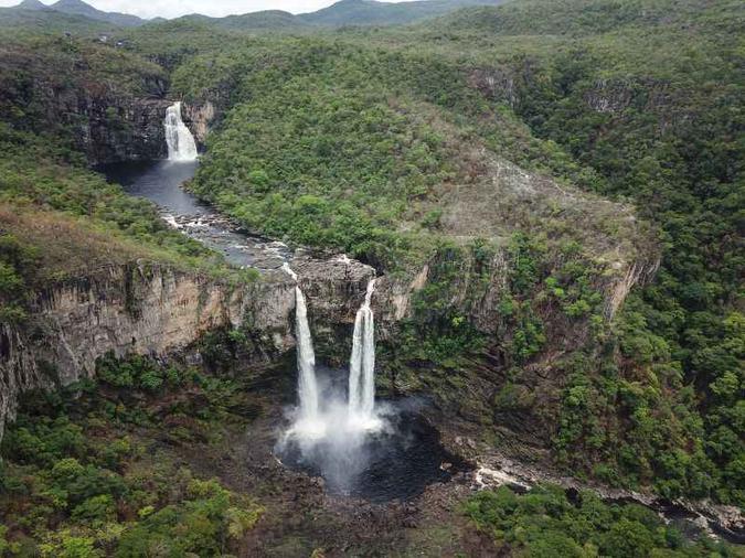 Parque da Chapada dos Veadeiros: as pousadas da região estão com 100% das ocupações confirmadas no primeiro carnaval com a reserva ambiental recuperada do seu maior incêndio(foto: Breno Fortes/CB/D.A Press) Parque da Chapada dos Veadeiros: as pousadas da região estão com 100% das ocupações confirmadas no primeiro carnaval com a reserva ambiental recuperada do seu maior incêndio(foto: Breno Fortes/CB/D.A Press)