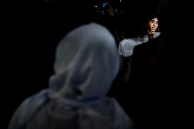 Entre estas mulheres refugiadas na Alemanha, Nadia Murad, uma das contempladas com o Prêmio Nobel da Paz 2018(foto: AFP) Entre estas mulheres refugiadas na Alemanha, Nadia Murad, uma das contempladas com o Prêmio Nobel da Paz 2018(foto: AFP)