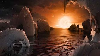 Possível paisagem em um dos planetas que podem abrigar água, o Trappist-1f(foto: NASA/JPL-Caltech) Possível paisagem em um dos planetas que podem abrigar água, o Trappist-1f(foto: NASA/JPL-Caltech)