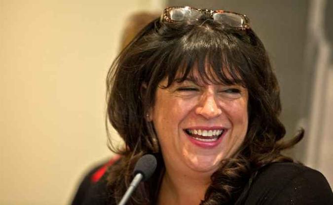 E. L. James é sucesso de vendas no mercado literário.(foto: Nicolas Armer/EPA/MAXPPP) E. L. James é sucesso de vendas no mercado literário.(foto: Nicolas Armer/EPA/MAXPPP)