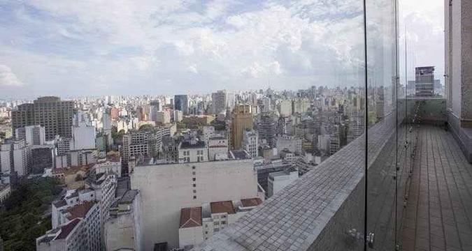 A vista estonteante de São Paulo é um dos atrativos do Farol do Santander(foto: Santander/Divulgação) A vista estonteante de São Paulo é um dos atrativos do Farol do Santander(foto: Santander/Divulgação)