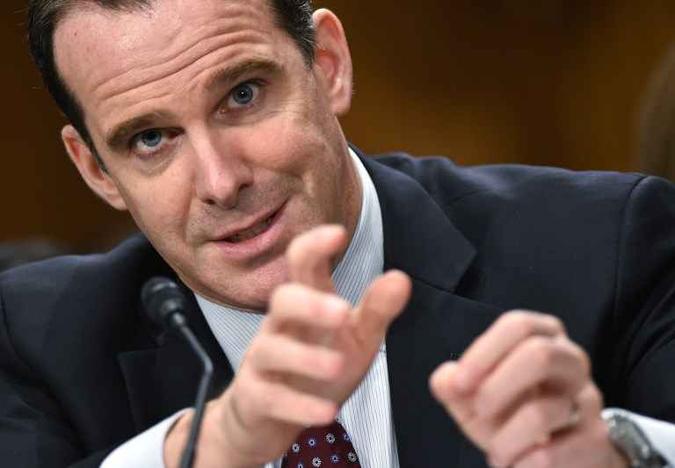 O diplomata, que estava em silêncio desde sua renúncia, em 22 de dezembro, criticou ponto por ponto os fundamentos da decisão de Trump(foto: MANDEL NGAN / AFP) O diplomata, que estava em silêncio desde sua renúncia, em 22 de dezembro, criticou ponto por ponto os fundamentos da decisão de Trump(foto: MANDEL NGAN / AFP)