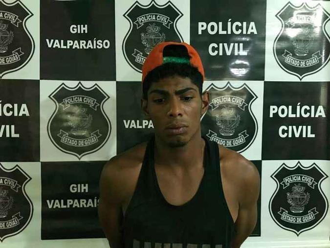 Wandiney Pereira Lemes dos Santos, 21, teria se irritado por conta da discussão e decidiu roubar e matar a vítima(foto: Divulgação/PCDF) Wandiney Pereira Lemes dos Santos, 21, teria se irritado por conta da discussão e decidiu roubar e matar a vítima(foto: Divulgação/PCDF)
