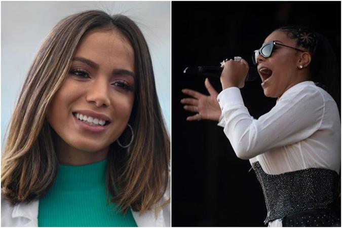 Anitta e Ludmilla(foto: AFP / MAURO PIMENTEL - AFP / Mauro PIMENTEL) Anitta e Ludmilla(foto: AFP / MAURO PIMENTEL - AFP / Mauro PIMENTEL)