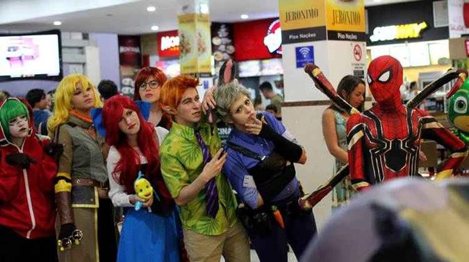 Criada em 2009, a Central Cosplay promove eventos do universo em Brasília(foto: Central Cosplay/Divulgação) Criada em 2009, a Central Cosplay promove eventos do universo em Brasília(foto: Central Cosplay/Divulgação)